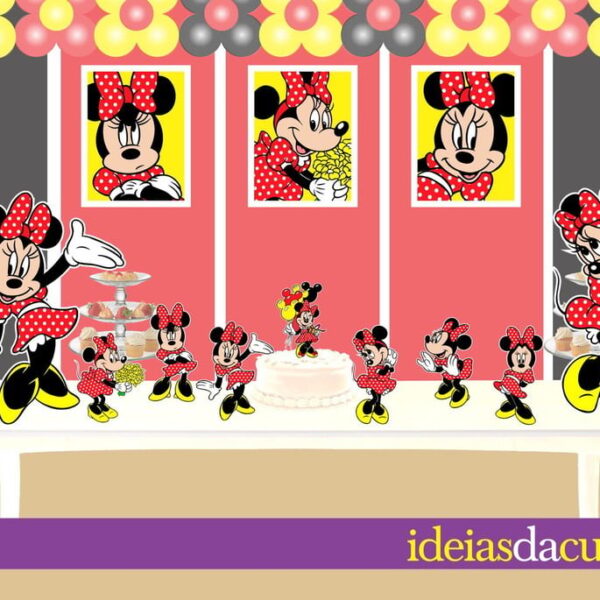 Kit Festa Decoração Completa Minnie
