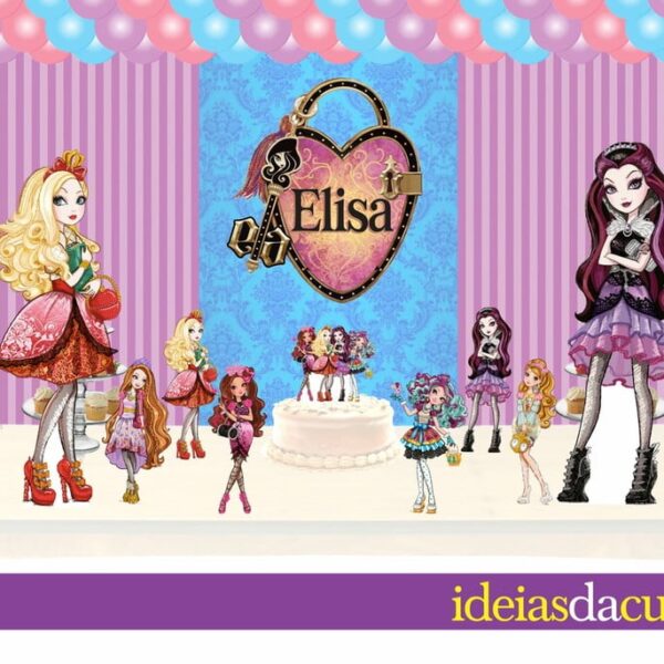 Kit Festa Decoração Ever After High