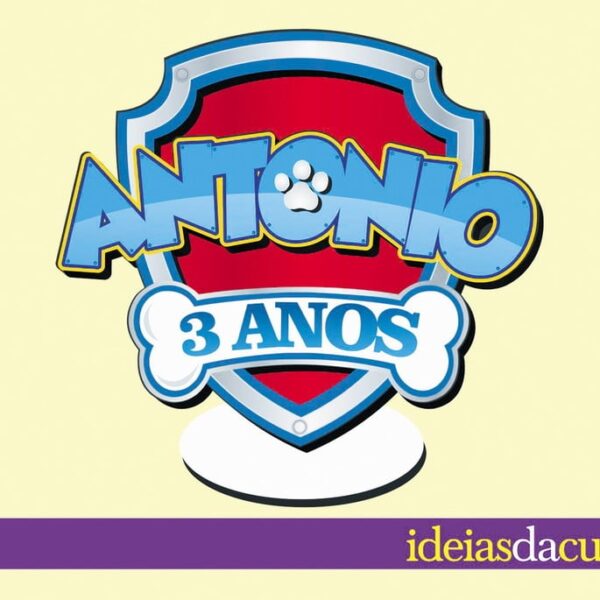 Nome Patrulha Canina Logo Personalizado