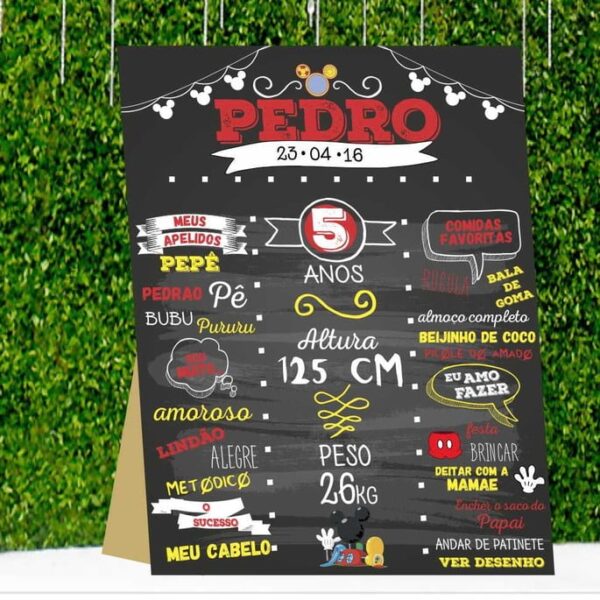 Quadro Chalkboard Vingadores MDF 40x30cm